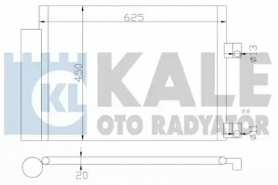 KALE OTO RADYATOR 377300 -  Конденсатор, кондиционер